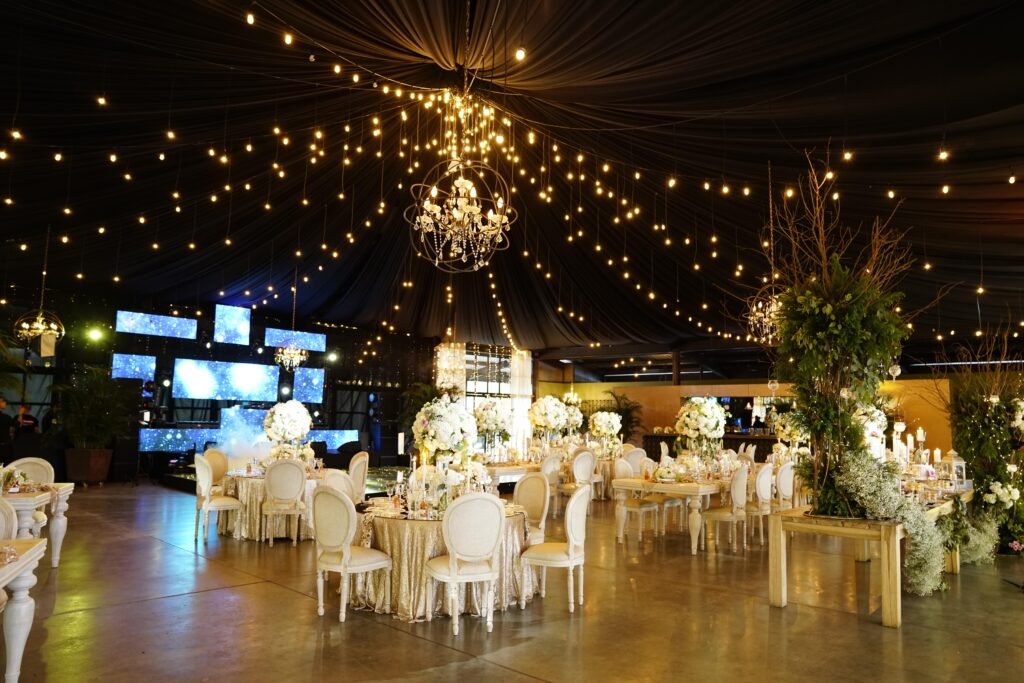 Decoración central de Una Gran Boda Luxury